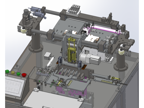 탄젠트 피딩 머신 SolidWorks 3D 3D 모델