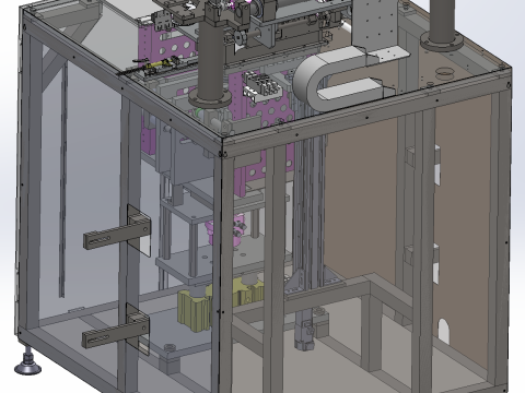 탄젠트 피딩 머신 SolidWorks 3D 3D 모델