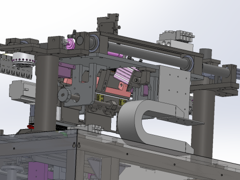 탄젠트 피딩 머신 SolidWorks 3D 3D 모델