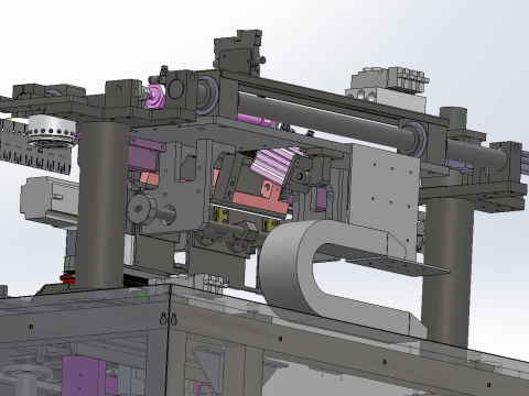 Tangent feeding machine SolidWorks 3D 3D Model