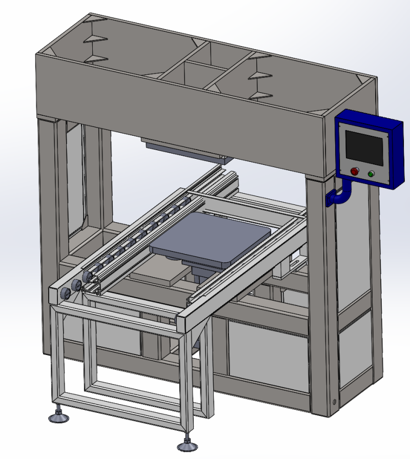 龙门式15T压力机 3D 模型 .c4d .max .obj .3ds .fbx .stl .blend
