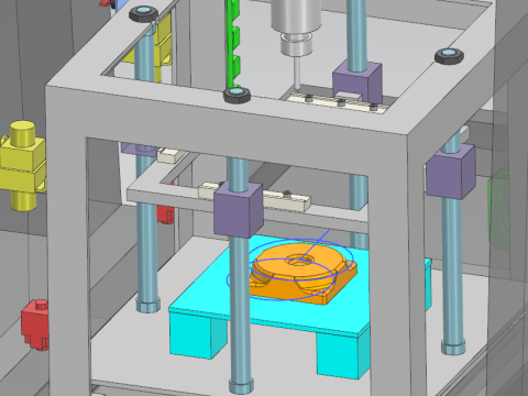 Macchina per film a pressione UG10 Modello 3D
