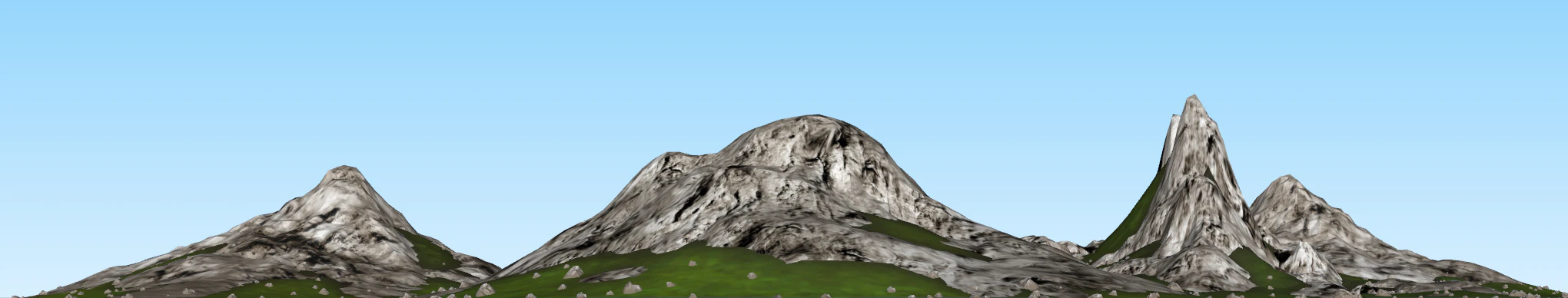 Dangerous and towering rocky peaks 3D Model .c4d .max .obj .3ds .fbx .stl .blend 