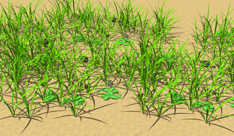 Mountain terrain mountain range desert 3D Model .c4d .max .obj .3ds .fbx .stl .blend