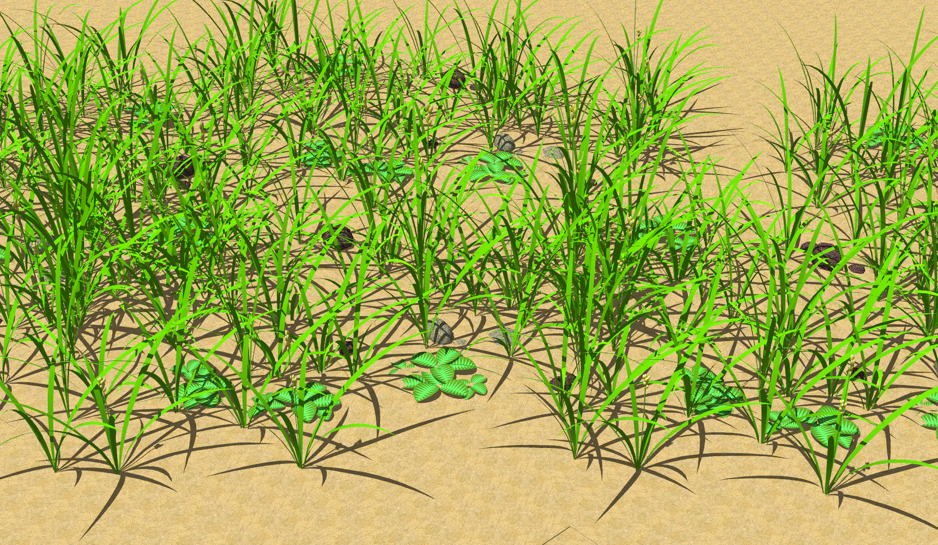 Mountain terrain mountain range desert 3D Model .c4d .max .obj .3ds .fbx .stl .blend 