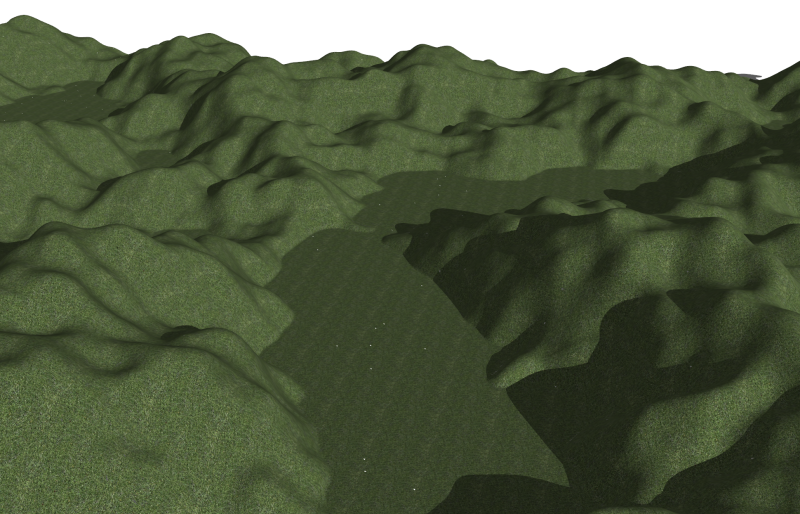 Модель сучасного гірського хребта SketchUp 3D Модель .c4d .max .obj .3ds .fbx .stl .blend