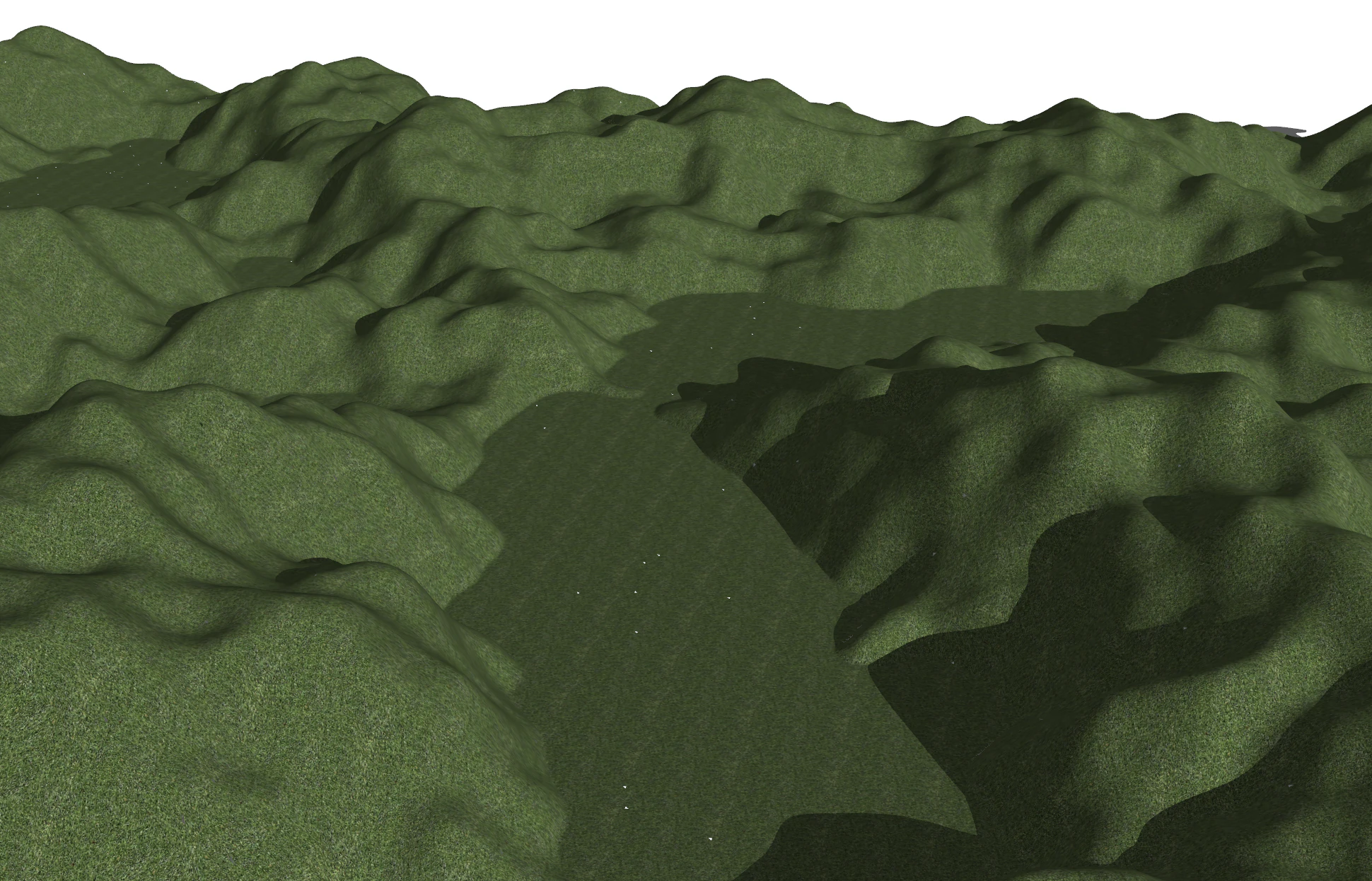 Modern Mountain Range SketchUp Model 3D Model .c4d .max .obj .3ds .fbx .stl .blend