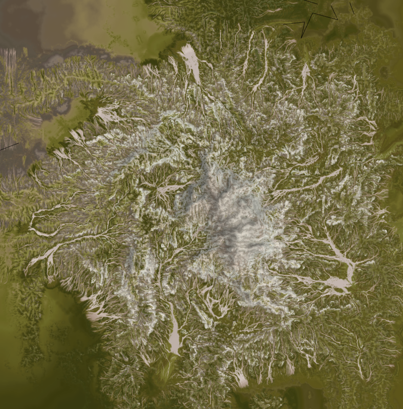 Constructing isolated high mountain landforms dominated by uplift and water erosion Sketchup model 3D Model .c4d .max .obj .3ds .fbx .stl .blend