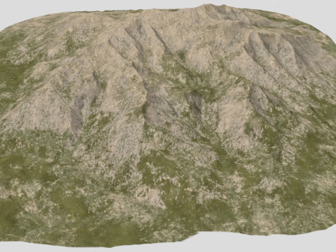 Modern doğal dağ sırası dağ zirvesi dağ arazisi kaya arazi engebeli arazi dağ 3D Model