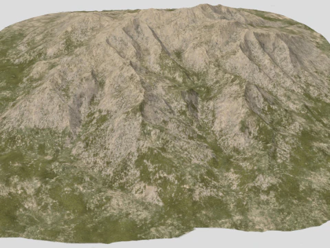 Modern natural mountain range mountain peak mountain terrain rock terrain hilly terrain mountai 3D Model