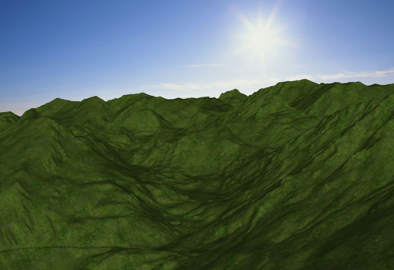 Долина горного хребта холм горный пейзаж модель Sketchup 3D Модель .c4d .max .obj .3ds .fbx .stl .blend