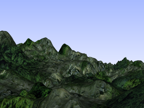 Mountains Sketchup Model 3D Model