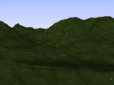 Valley Sketchup Model 3D Model