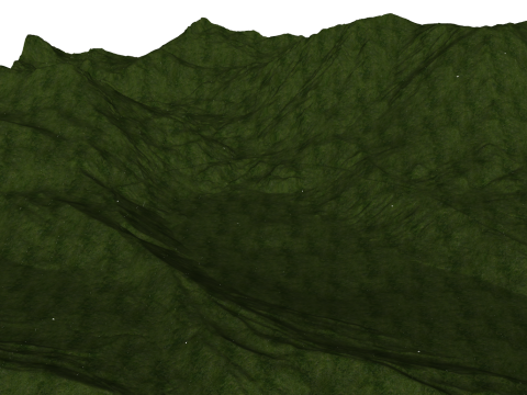 山谷草图模型 3D 模型