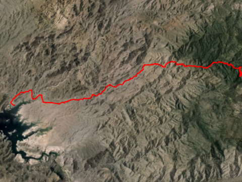 Constructie van geërodeerde bergen in droge en semi-aride gebieden SketchUp-model 3D Model