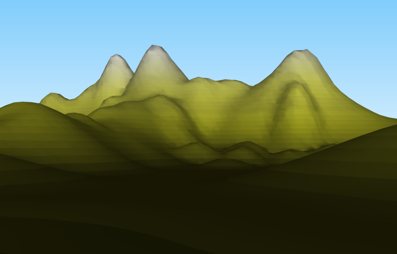 Modelo SU para cadeias de montanhas temperadas e desertos Modelo 3D .c4d .max .obj .3ds .fbx .stl .blend 