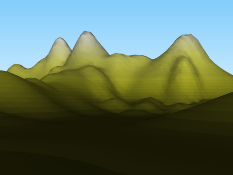Modelo SU para cadeias de montanhas temperadas e desertos Modelo 3D