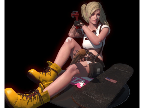 30 комплектів моделей жіночих персонажів 3D Модель