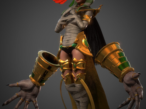 30 комплектів моделей жіночих персонажів 3D Модель