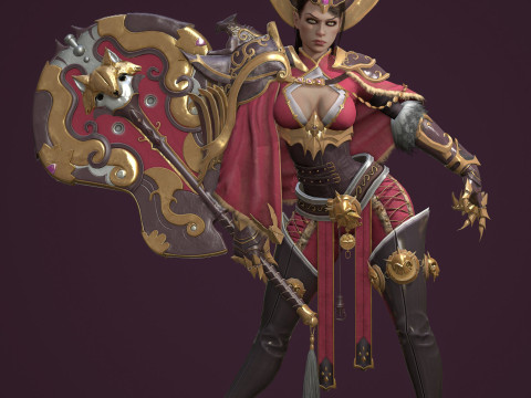 30 комплектів моделей жіночих персонажів 3D Модель