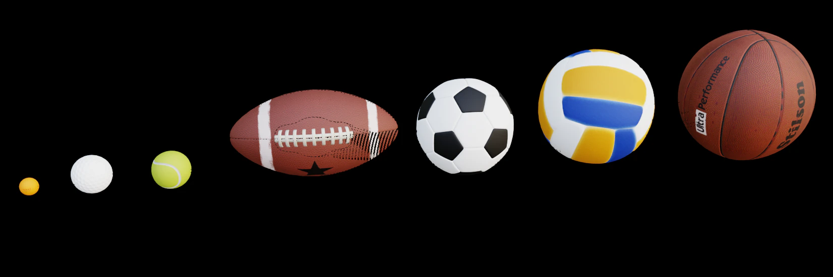 Zasoby modelu piłki Model 3D .c4d .max .obj .3ds .fbx .stl .blend 