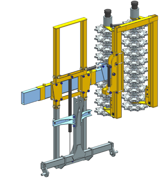Asma Ön Budama Makinası UG10 3D Model .c4d .max .obj .3ds .fbx .stl .blend