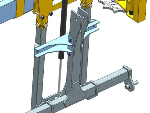Grapevine Pre-pruning Machine UG10 3D Model
