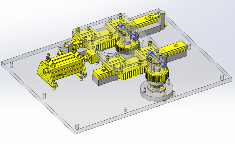 Mecanismo de inversión W Modelo 3D .c4d .max .obj .3ds .fbx .stl .blend 