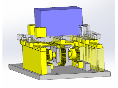N배속 메커니즘 3D 모델