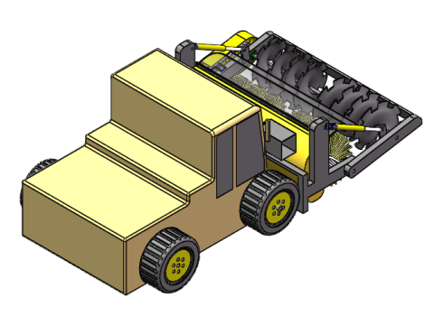 Snow shovel SW 3D 3D Model