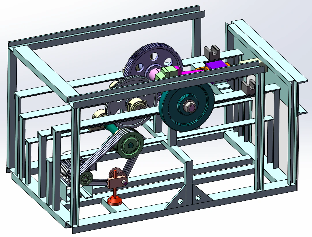Horizontal steel bar cutting machine SW 3D 3D Model .c4d .max .obj .3ds .fbx .stl .blend 