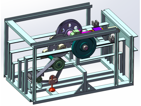 横型棒鋼切断機 SW 3D 3Dモデル