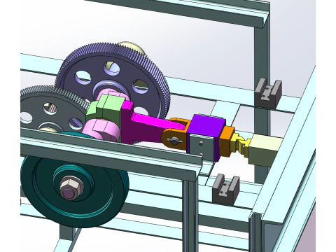 Horizontal steel bar cutting machine SW 3D 3D Model
