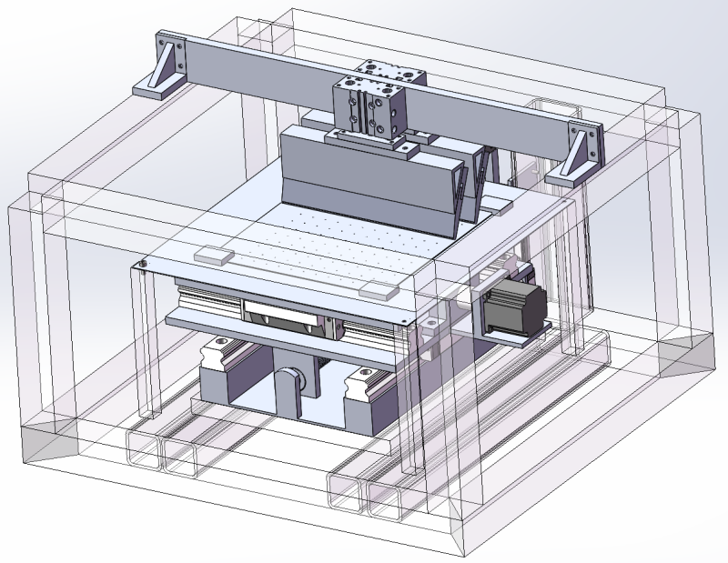 Solder Paste Printing Machine SW 3D 3D Model .c4d .max .obj .3ds .fbx .stl .blend