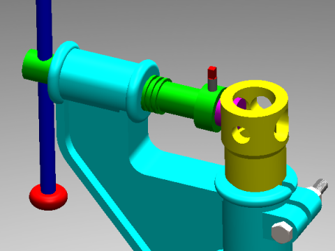 박스 펀칭기 SW 3D 3D 모델