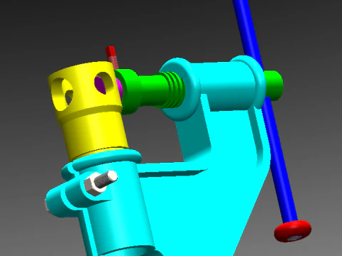 Box punching machine SW 3D 3D Model