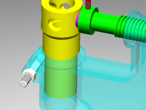 Box punching machine SW 3D 3D Model