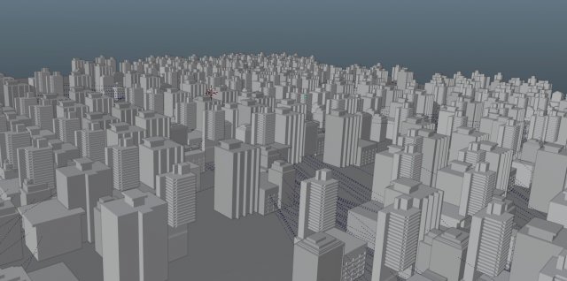 3d city model 3D Модель .c4d .max .obj .3ds .fbx .stl .blend 