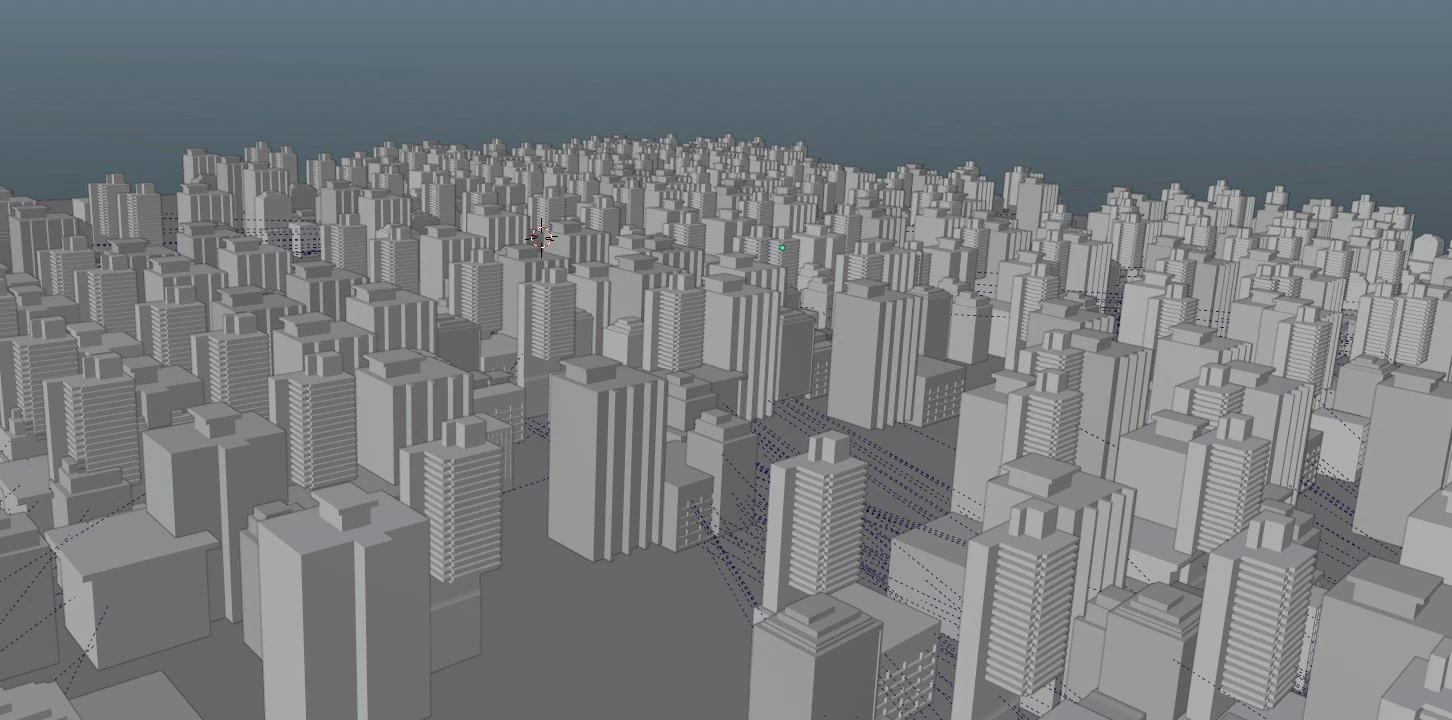 3d city model 3D Model .c4d .max .obj .3ds .fbx .stl .blend 