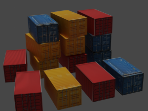 container on pubg 3D Model
