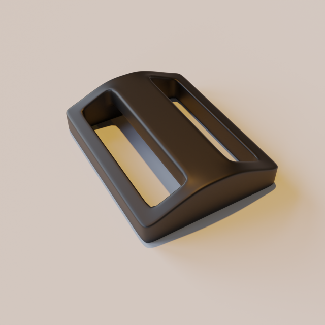 Double-alkaline buckle 3D Model .c4d .max .obj .3ds .fbx .stl .blend