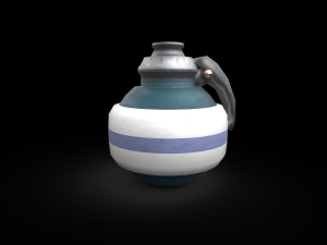Sci-Fi Grenades Pack Low-poly Modelo 3D