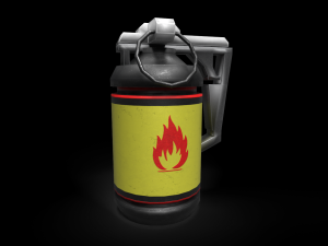 Sci-Fi Grenades Pack Low-poly Modelo 3D