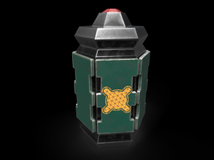Sci-Fi Grenades Pack Low-poly Modelo 3D