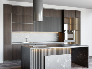 modern kitchen 1 3D Model