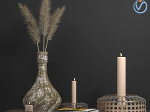 decorative set 001 3D Model