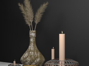 decorative set 001 Modelo 3D