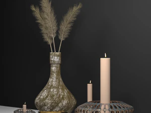 decorative set 001 3D Model