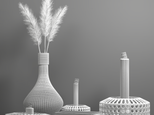 decorative set 001 Modelo 3D