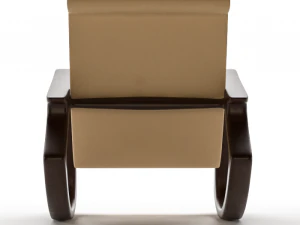 leather swivel armchair 3D Model